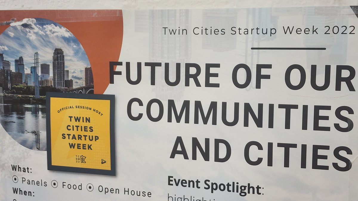 MNblockchain's tweet image. Two of several pitches at the Shark Tank portion of today&apos;s events for @tcstartupweek. 

Great seeing all these tech entrepreneurs in #minneapolis.

#minnesota
#TCSW2022