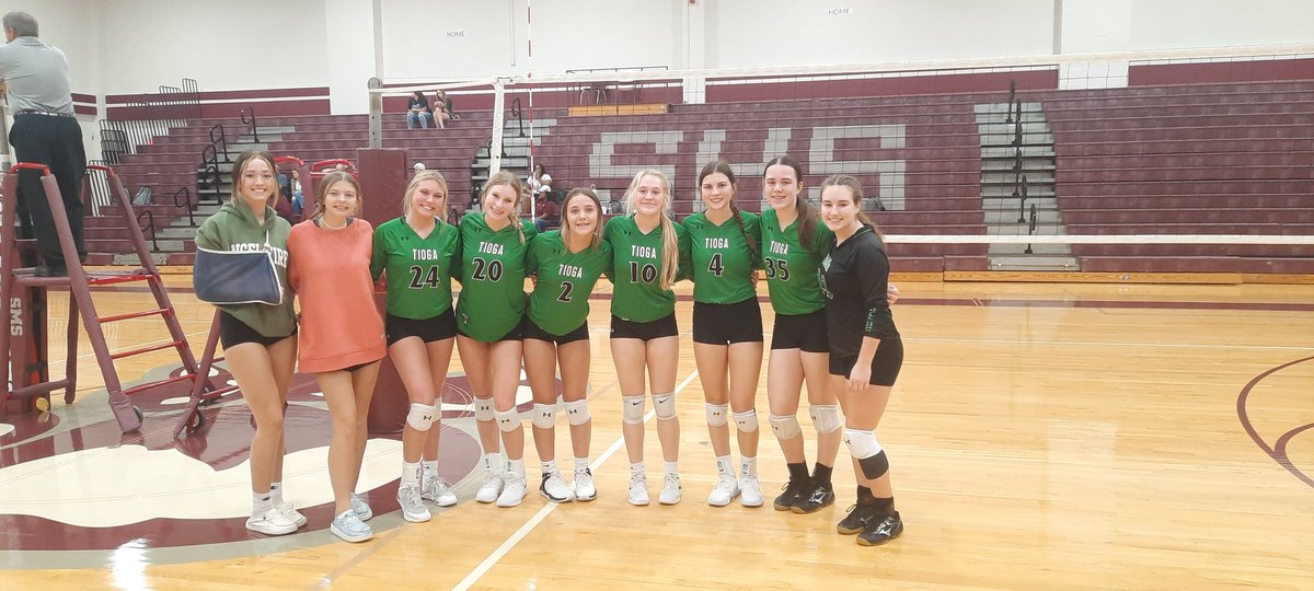 CONGRATULATIONS to our JV for going 3-0 undefeated in today's Sherman showcase tourn. Our girls  swept Anna, Sherman and Coram Deo. Way to go Lady  Bulldogs! We were the 2A battling big 4A &amp; 5A. #MovingForward <a href="/TiogaVolleyball/">TIOGA VOLLEYBALL</a> <a href="/coachannie1996/">Coach Thompson</a>