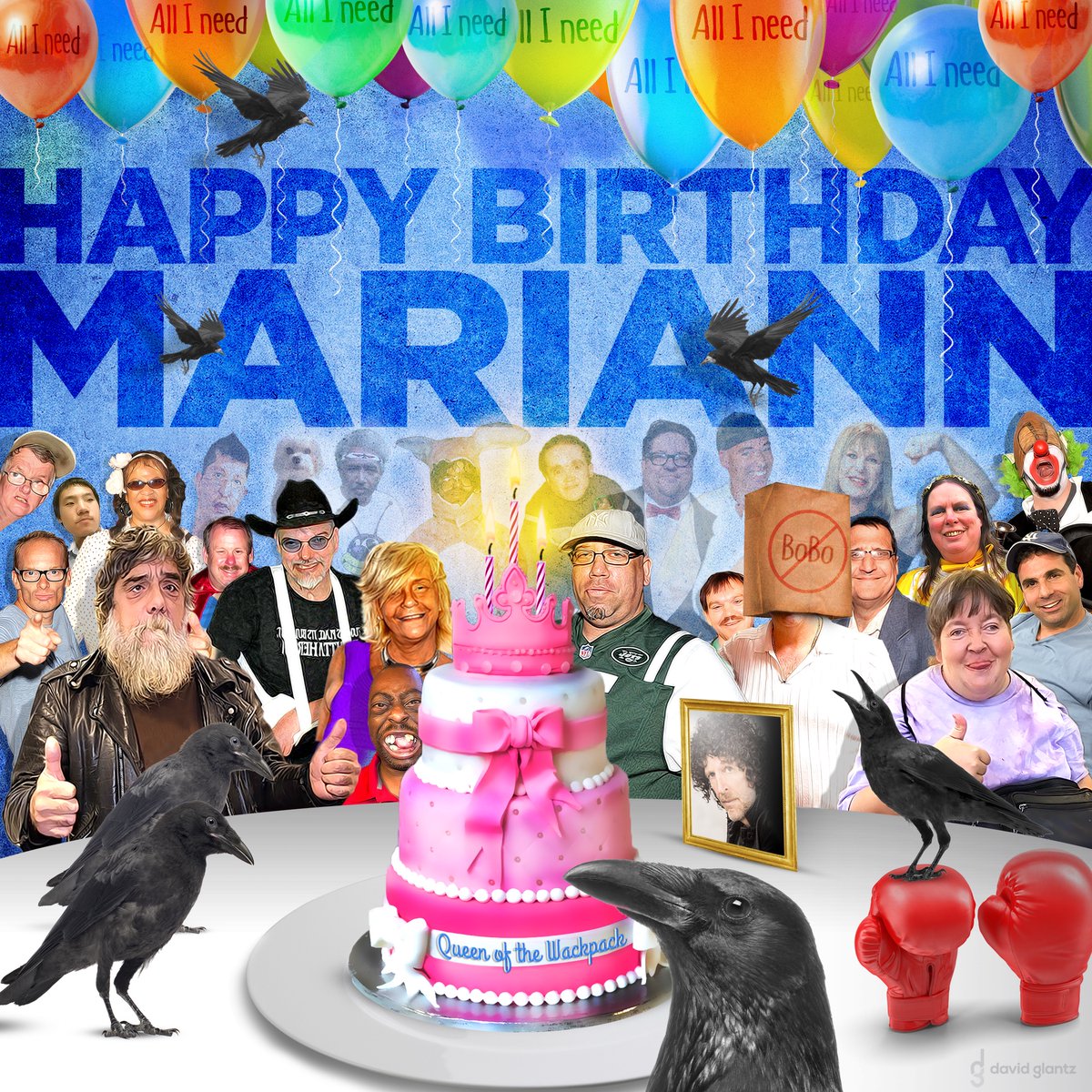 All we neeed is to wish Mariann from Brooklyn a very Happy Birthday! 🎉🎉🎉 
 #motherofthewackpack #cawcaw #ALLiNeed
 <a href="/MFBrooklyn/">Mariann F Brooklyn</a> <a href="/sternshow/">Stern Show</a>