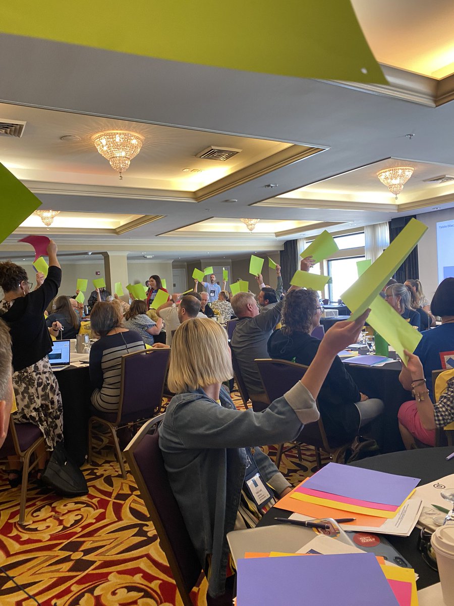 A pleasure to spend Saturday morning with school and district administrators, teachers and school board members collaborating and building consensus on ways to improve our state accountability system currently fraught with unintended consequences and inequities. We can do better!