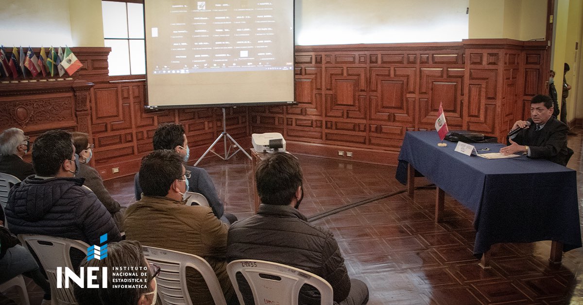 INEI_oficial's tweet photo. El #INEI inició un curso de capacitación para el personal operativo que participará en la Encuesta Nacional a Pequeñas y Microempresas, la cual forma parte del V Censo Nacional Económico #VCENEC 2022.
1/2 https://t.co/FJqdO8rpLk