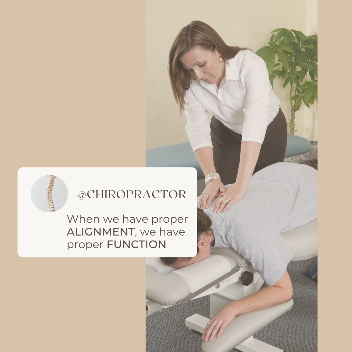 cbowersdc's tweet photo. When our spines are aligned our nervous system can begin to work at its optimal FUNCTION. With the correct posture and structure, we can allow our bodies to do what they were intended to. 🙌🏼
#ChiropracticWorks #Chiropractic #OptimalFunction https://t.co/z2T0rIWOz6