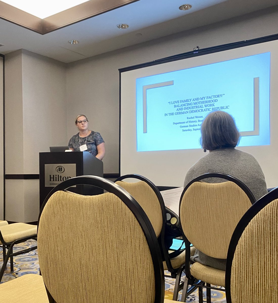 First GSA paper in the books! Now ready to enjoy all the other fascinating panels #theGSA2022