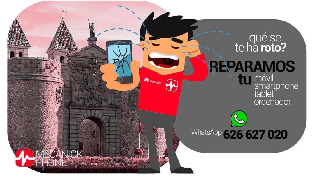 💢 Tienes tu MÓVIL ROTO y necesitas repararlo?
Tan fácil como pedir PRESUPUESTO DE REPARACIÓN al WhatsApp 626 627 020.
Ahora es el momento!

#LíderesEnReparación #ConfíaEnProfesionales #Toledo #10aniversario
