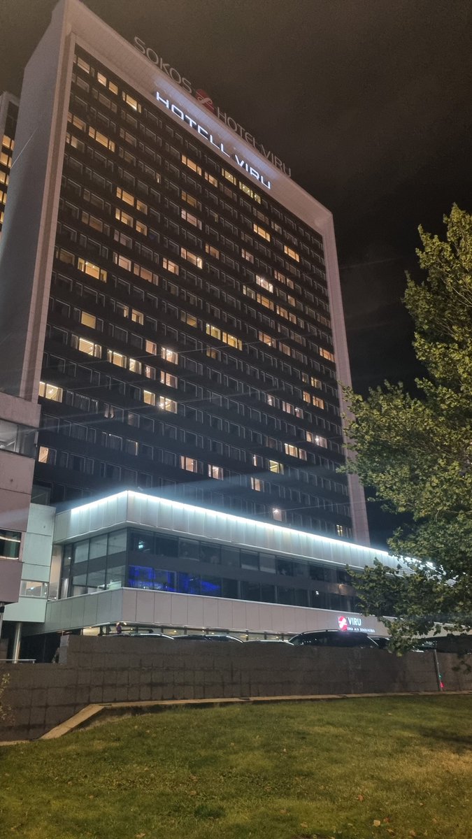 svoutil's tweet photo. Back at Hotel Viru after 25 years.

Then: party weekend trip with some other Nokia interns.
Now: accompanying son to a fencing competition https://t.co/d1axvHb2FB