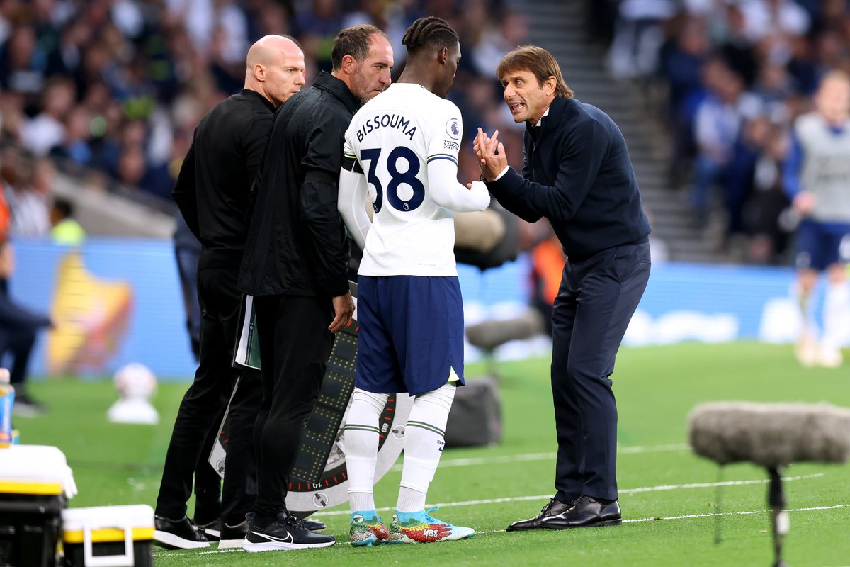 thespursweb's tweet photo. Antonio Conte: "When I decided to bring Bissouma in and play with three midfielders and move Sonny nearer to Kane to exploit the spaces it was really good because it gave us more balance and we exploited the ability of Kane and Son."

- Sky Sports https://t.co/w8IirkVML5