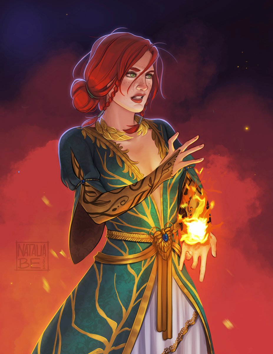 _nataliabe's tweet photo. well of course I'm going to post it here as well :^)
#triss #trissmerigold #trissmerigoldofmaribor #trissmerigoldfanart #lodgeofsorceresses #wiesiek #wiedźmin #witcherfanart #witcher3 #witcher3fanart #witcherwildhunt #wiedzmin3 https://t.co/tPuW3yIHUo