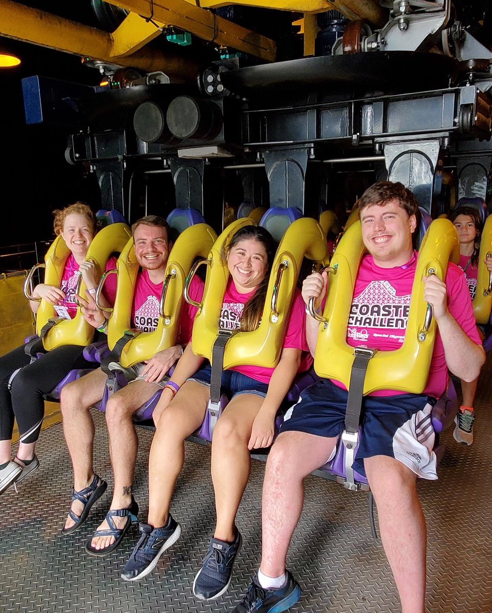 SO_Illinois's tweet photo. Thank you to everyone who supported our athletes and Unified partners through the #CoasterChallenge, and thank you to @SFGreat_America for hosting. It was a scream! 😱🎢 https://t.co/R2HElPdVWF