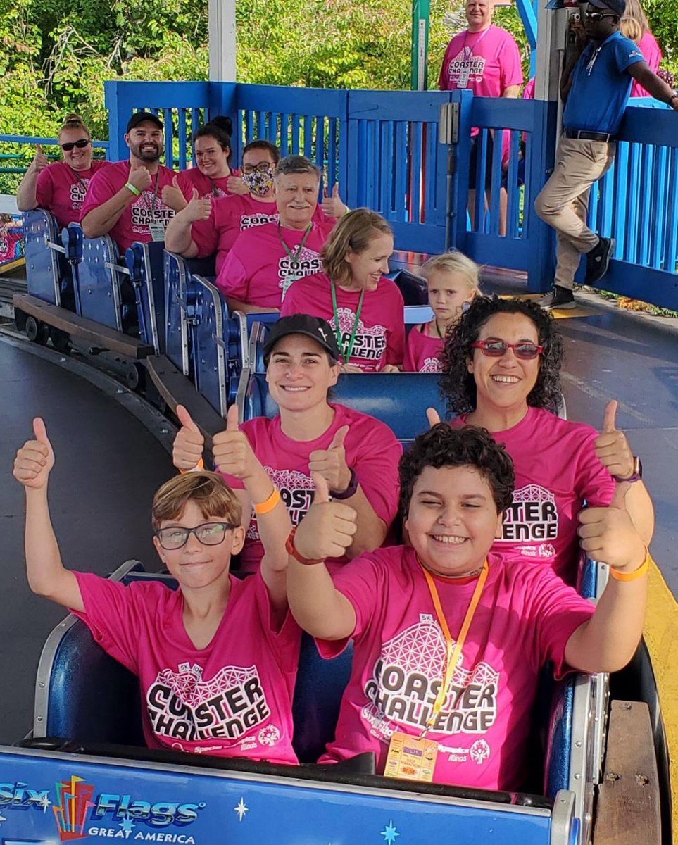 SO_Illinois's tweet photo. Thank you to everyone who supported our athletes and Unified partners through the #CoasterChallenge, and thank you to @SFGreat_America for hosting. It was a scream! 😱🎢 https://t.co/R2HElPdVWF