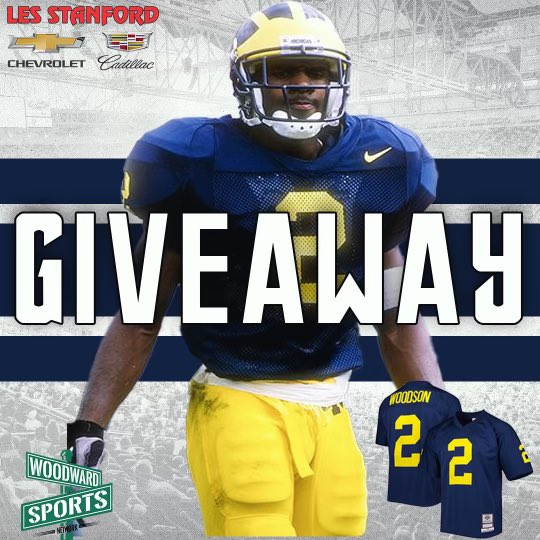 🚨Michigan Football Giveaway🚨 We are giving away ONE Charles Woodson jersey to one lucky winner! All you have to do to enter for a chance to win: - Retweet the Tweet - Like this Tweet - Follow @woodwardsports *Winner announced Tomorrow*