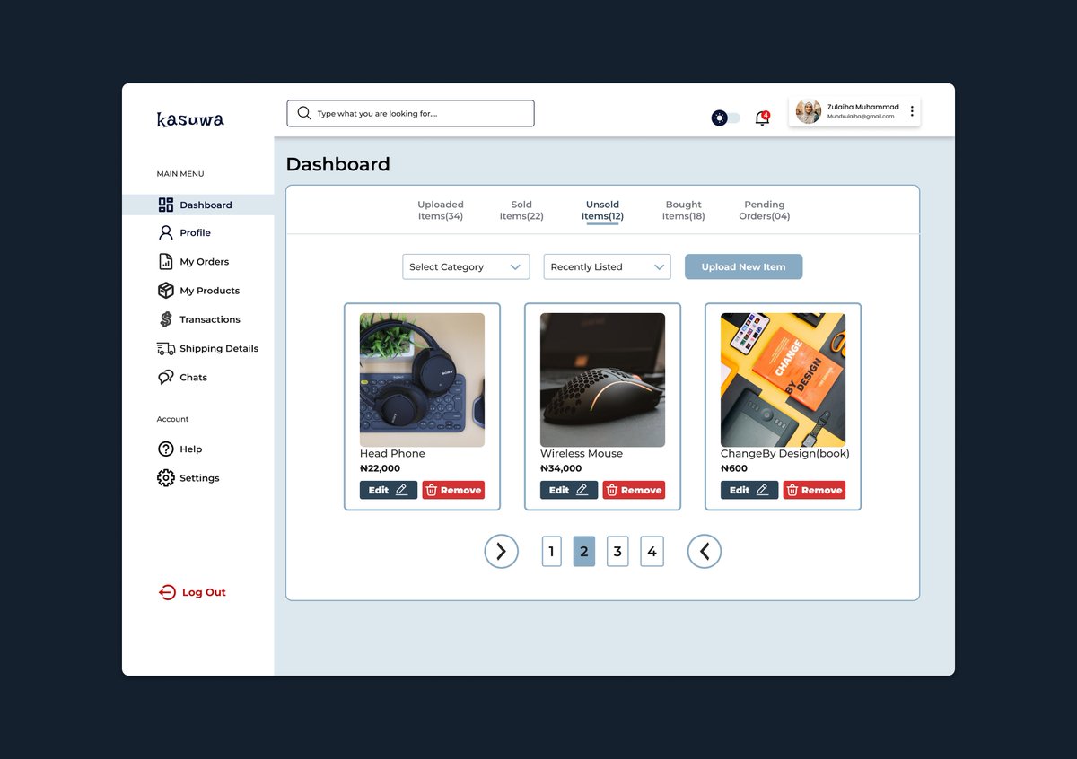 MuhammadZulaiha's tweet image. Day 28: User dashboard and user profile #I4G30DaysOfDesign #I4GDesignChallenge @Ingressive4Good @IMTConf