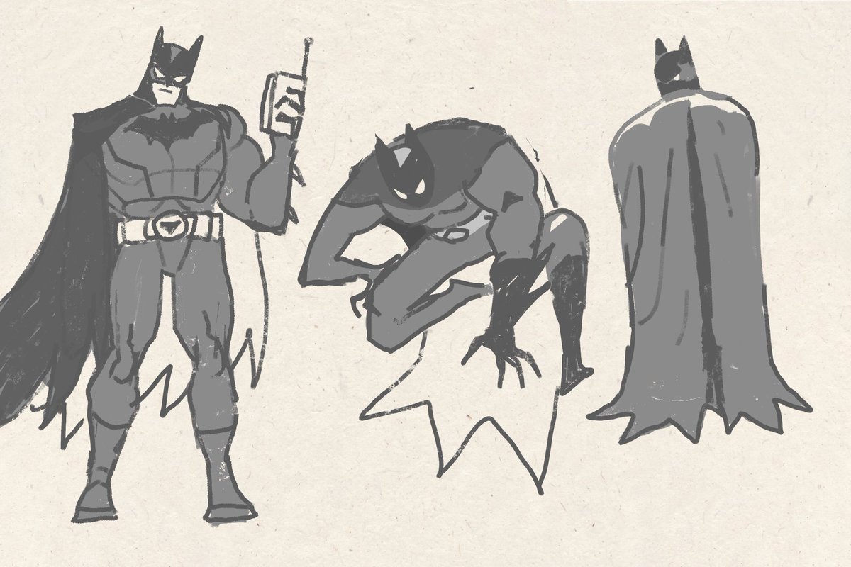 Some older sketches for #BatmanDay 