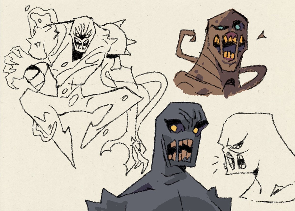 Some older sketches for #BatmanDay 