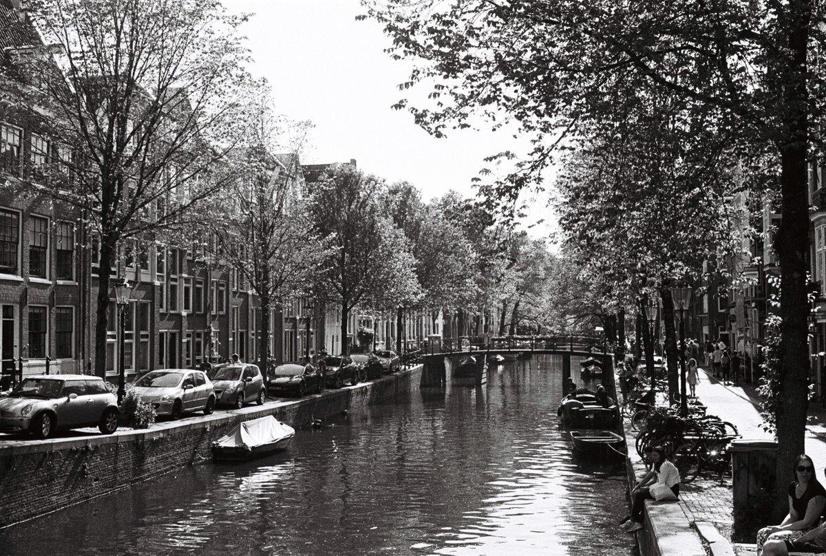 amsterdam on b&amp;w 35mm