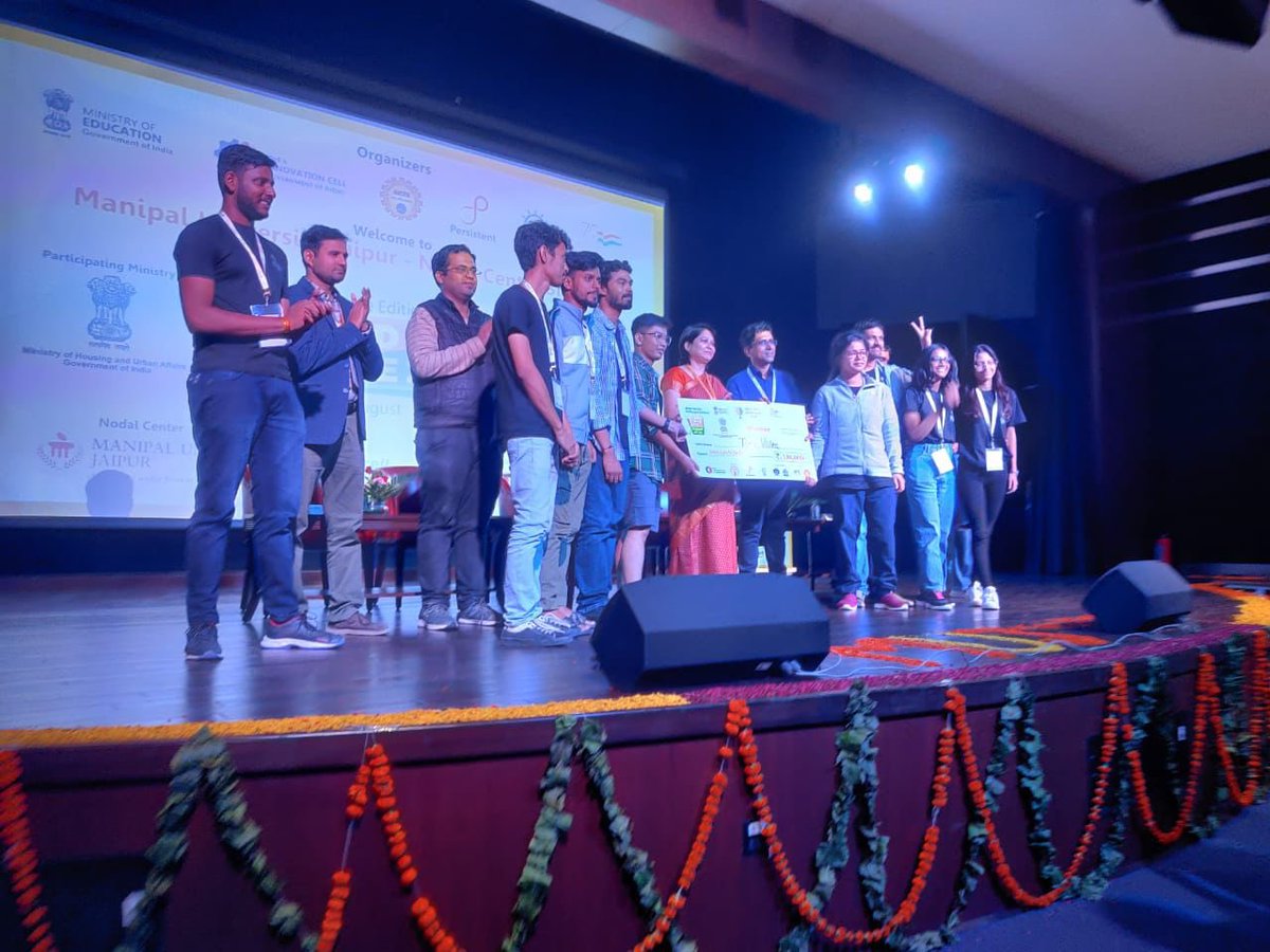 Pryancawithan_i's tweet image. So excited to share , that our team Terra Vision has been declared Winner in Smart India Hackathon , Software Edition. The entire journey has been a wonderful one with lots of ups and downs but nonetheless everything worth it at the end .

#SIH2022 #MOHUA #SoftwareEdition