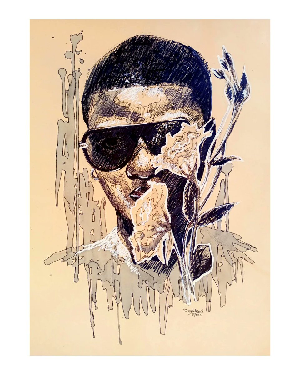 glory_adefemi's tweet photo. I drew @wizkidayo 's "Bad To Me" music cover photo in my style. What do you think?😼
Ink on paper
34×54cm
#art #artistdiary #artistoninstagram
#celebritydrawing #afromusic #artposts #inkdrawing #WizKid𓃵 #badtome https://t.co/DBB0gsEZZP