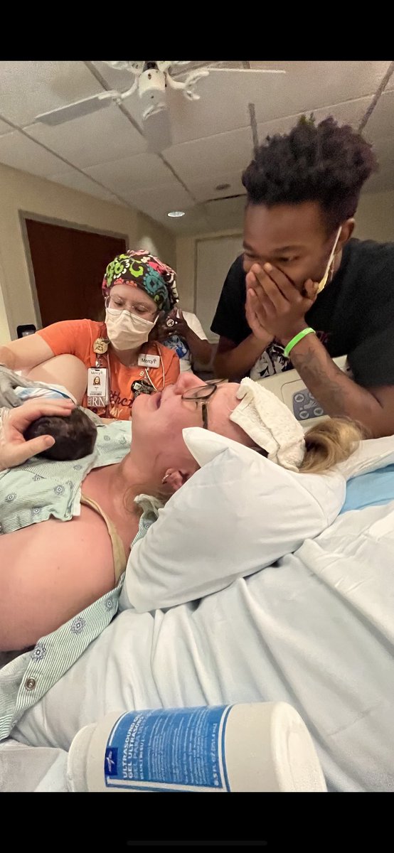 BriBaumer's tweet photo. I just feel like everyone needs to see Dom &amp; I’s reaction to meeting our baby cause these are the best reaction pictures EVER 😂🤍 https://t.co/eiu8xF0Y3i