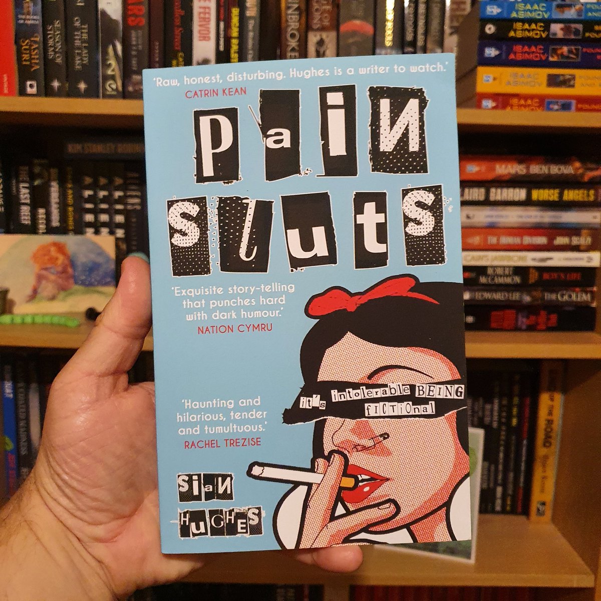 Booksilike3's tweet photo. Got two books from a kickstarter I did not so long ago. From @morestorgy Pain Sluts and Talking to Ghosts at Parties https://t.co/QIQJ5E4Ai6