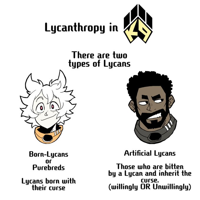 Some general rules for K9's Lycans 