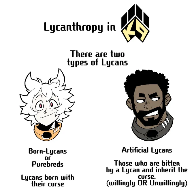 Some general rules for K9's Lycans 