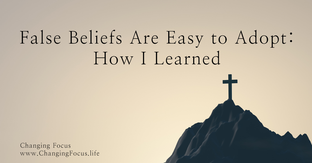 What are false beliefs? Do you think you have any false beliefs?

Read the post below and let me share with you some false beliefs that I have had and how I learned to correct them.

changingfocus.life/false-beliefs-…