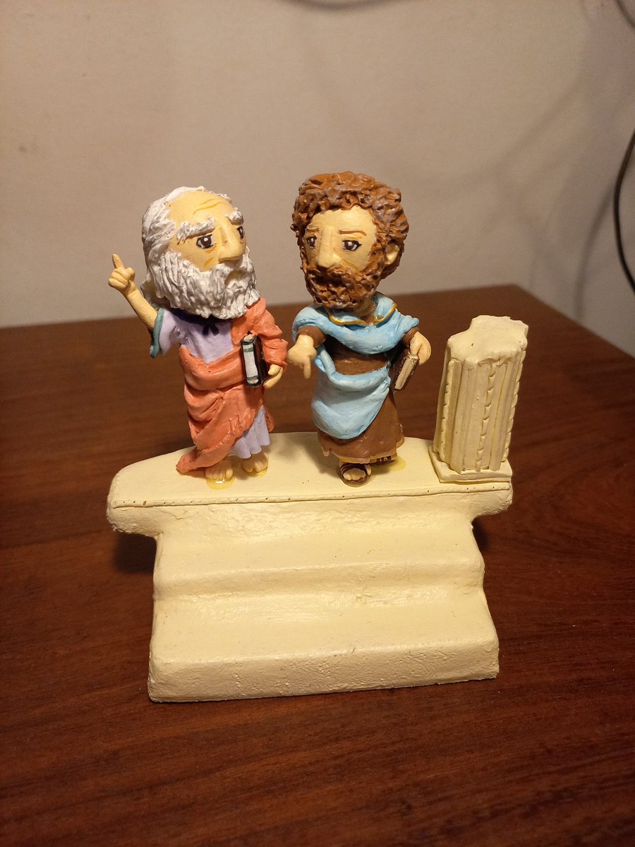 OtroShorshMas's tweet photo. De las manos de Rafael Sanzio al cuadro.
Del cuadro a las manos de @nerdamente_loya.
De las manos de @nerdamente_loya a mí mesa!
Filósofos! Uníos!
#ScuolaDiAtene #SchoolOfAthens #EscuelaDeAtenas #Aristotle #Aristóteles #Plato #Platón #RaffaelloSanzio #Rafael #Raphael https://t.co/tSwmLEmDHb