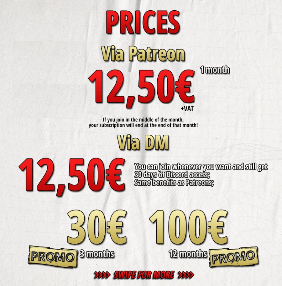 seleiro_joao's tweet image. 🚨DISCORD ANNOUNCEMENT + GIVEAWAY🚨

ALL INFO AND LINKS (DM'S ARE OPEN)🔽
pastelink.net/bsix9nne

To Celebrate the Discord Opening 
I will Giveaway to some lucky winners

1x "Annual Pass" 
5x "90 Days Pass"
1x #FIFA23 Ultimate Edition

What to do👇

Follow me✅
Like❤️
Retweet🔁