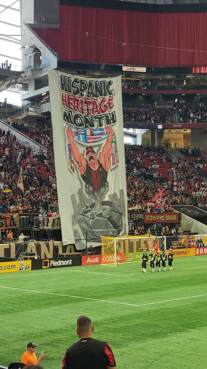 Congrats to LA 12 de Atlanta on your first tifo! 🔥🔥