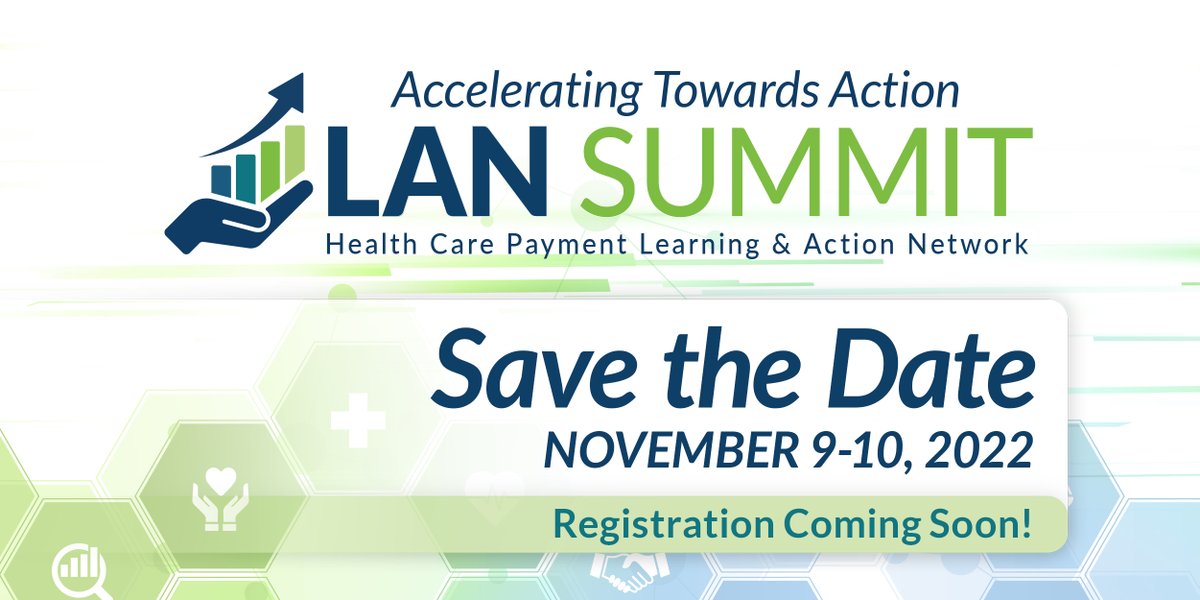 Payment_Network's tweet photo. Save the date!
Mark your calendars to join us for the virtual 2022 LAN Summit on November 9-10 from 12-3pm ET. Don’t miss this opportunity to discuss and learn about #healthequity, #alternativepaymentmodels, and the future of #healthcare. #2022LANSummit https://t.co/778K1jecCM https://t.co/DKGpNXMEjg