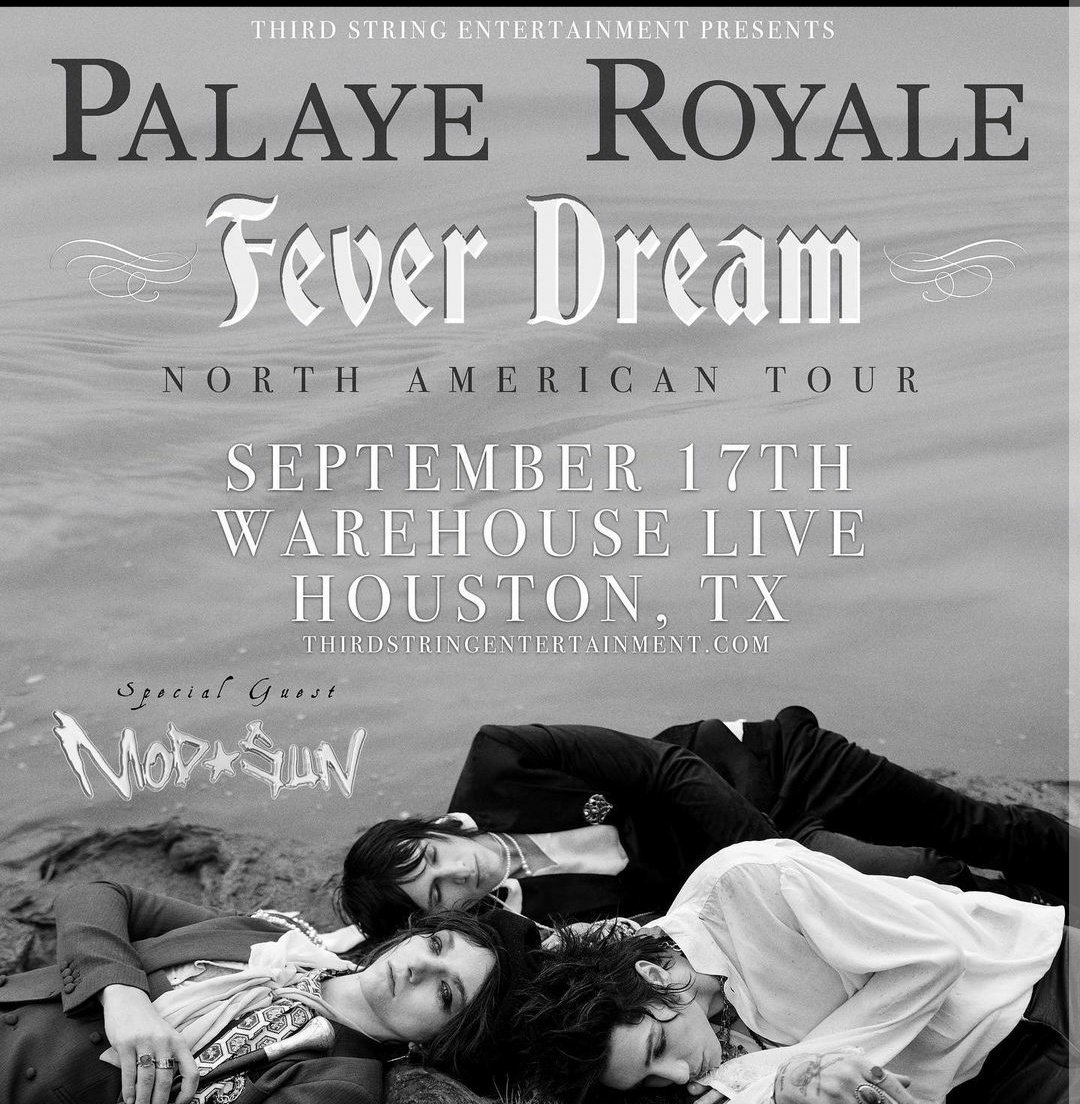prtourupdates's tweet photo. Day 4 of Fever Dream tour!

@PalayeRoyale are in Houston, TX!

Opener is @MODSUN 💕 https://t.co/11VsKkovb9