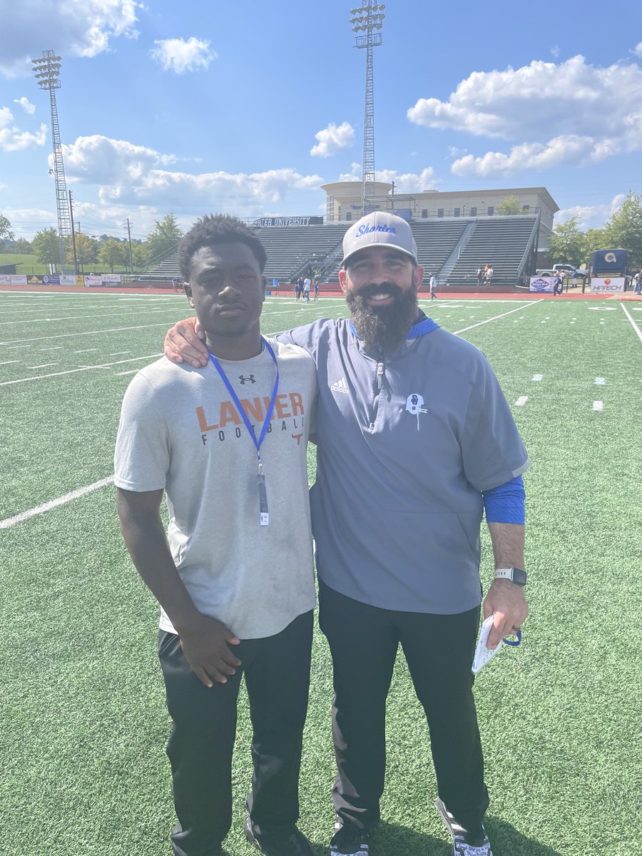 sykadenn's tweet photo. Had a great time watching the game at Shorter University! Thanks for the invite @coachmorrison58 @theseusjack28 @LanierRecruits @RecruitGeorgia https://t.co/w3WMtOsTTp
