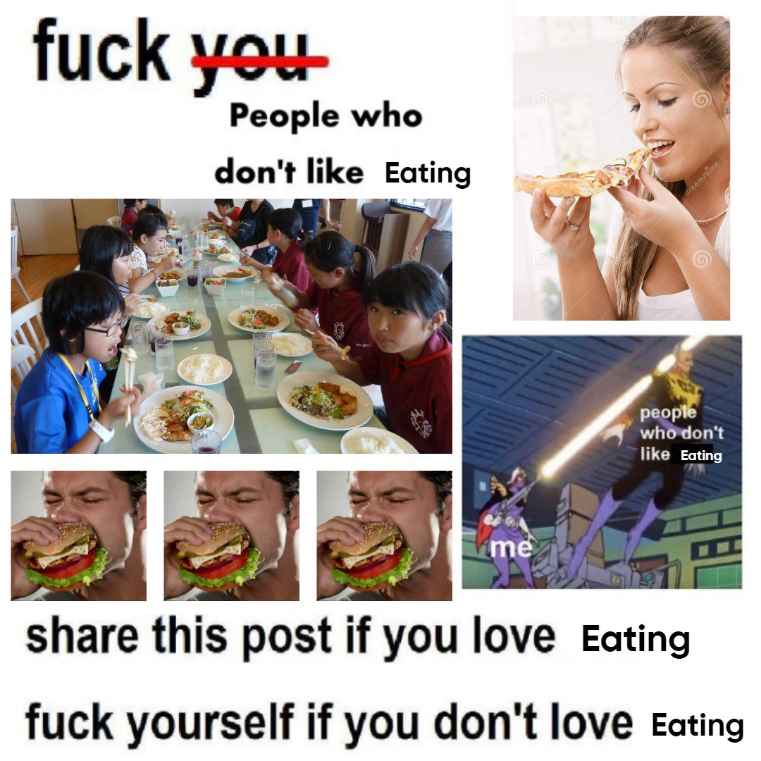 dailyfuckwho's tweet photo. #dailymemes #meme #memepage #memes #memesdaily #eating #eatingmemes https://t.co/Dpa7qlMajV
