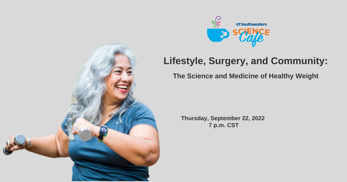 Practicing good health can be tough for people with busy schedules. Join us on Thursday, Sept. 22, from 7 to 8 p.m. for a conversation with Jaclyn Albin, M.D., and Melanie Hafford, M.D., about the science and medicine of healthy weight. Register today: bit.ly/3Bj2Tnn