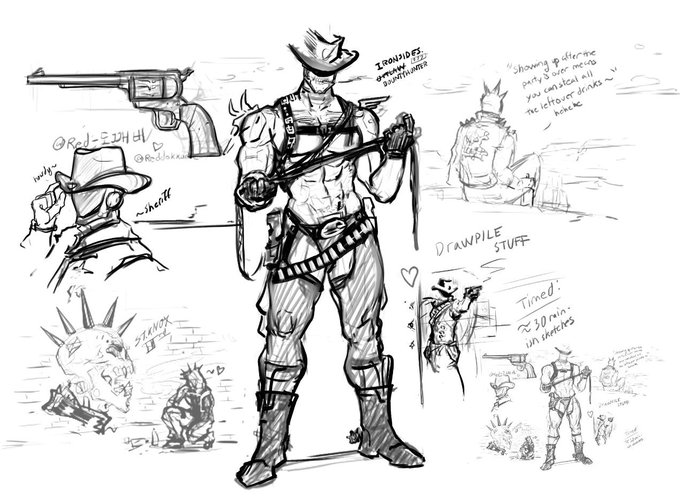 some quick drawpile doodles from yesterday 
