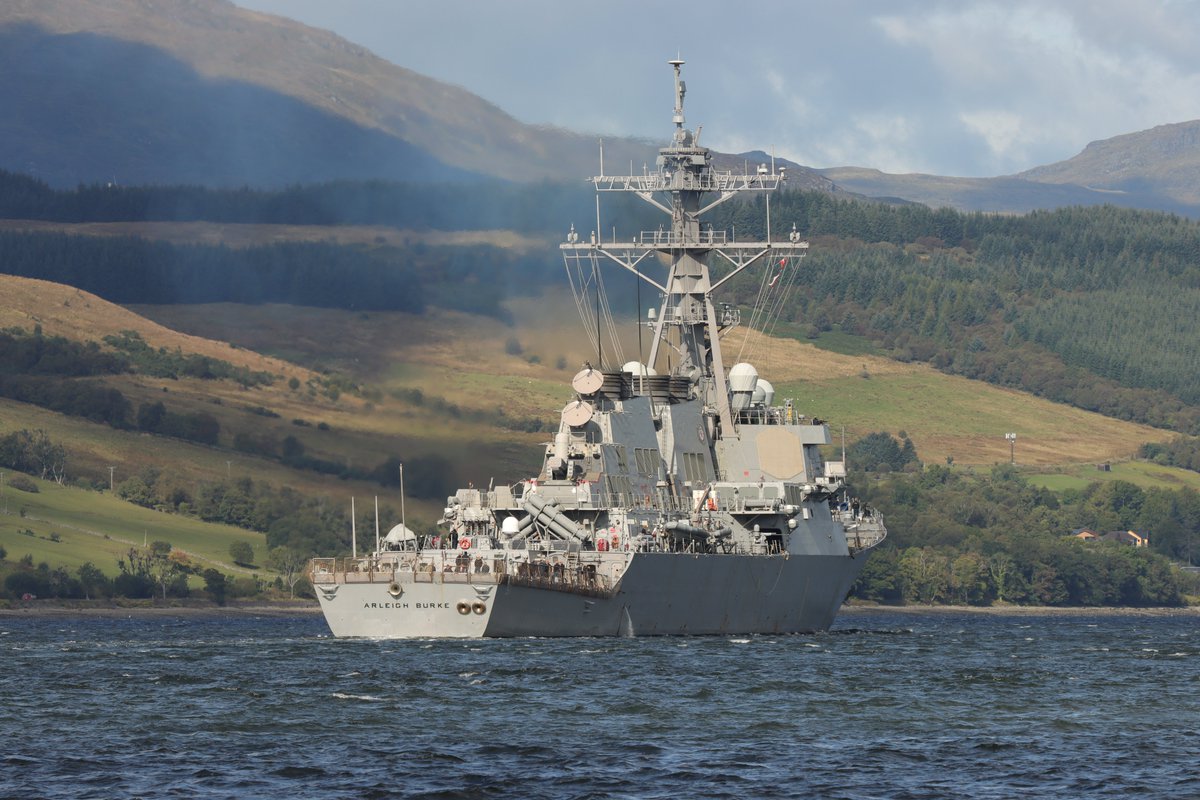 USS Arleigh Burke DDG 51 inbound to Faslane yesterday afternoon @USNavyEurope @NavyLookout @TheDDG51 #photography #royalnavy #canon #canonuk #scotland #canonphotography #shipping #usnavy