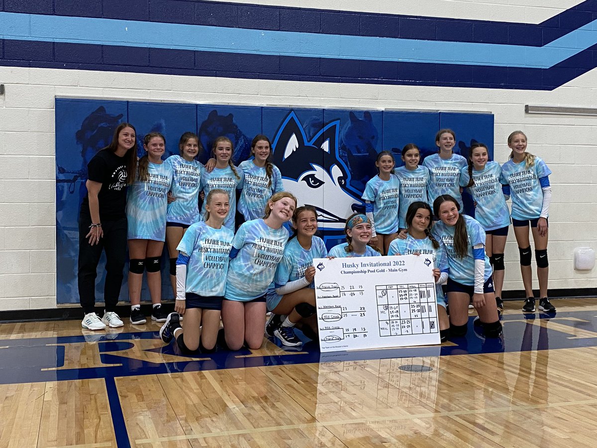 Congratulations to the Husky Invitational Champions, your <a href="/PRT_Huskies/">Prairie Trail</a> 👏 Way to go ladies 🐾💙 #OPSforTheirFuture <a href="/BMellenPRT/">BMellenPRT</a> <a href="/jenstoskopfPRT/">jenniferstoskopfPRT</a> <a href="/mrs_haverkamp22/">Mrs. Haverkamp</a> <a href="/alginavan/">Mrs. Ginavan</a>