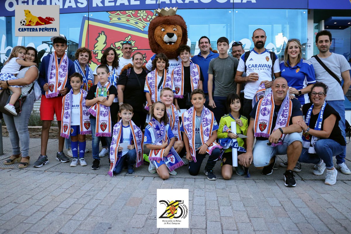 En #CanteraPeñista hoy visitan La Romareda los jóvenes de <a href="/PZCalatorao/">PZ Calatorao</a> 👏🏻🔵⚪️🦁