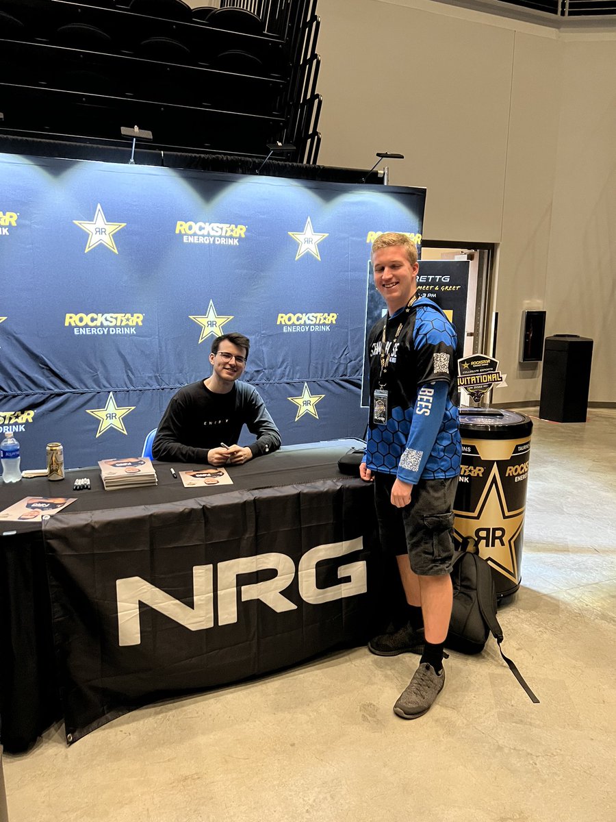 Gatormelon's tweet photo. Magical moments happening in these photos. Thank you to @rockstarenergy and @GarrettG for this wild moment. @flamethrowr_ had a dream come true, @Sappy_US gained some deep insight into the game, and I got his input on RLCS coaching. https://t.co/0E0DdRx9R4