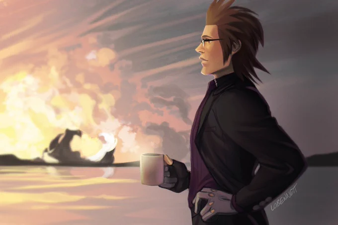 Quick lighting study, haven't drawn Ignis in a minute! 