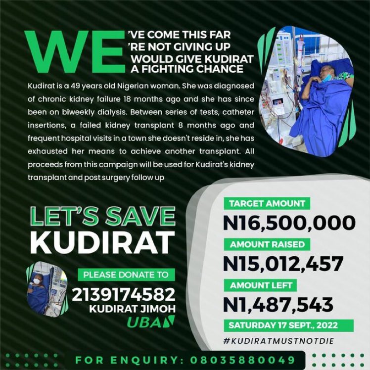 mubyayo's tweet photo. We have raised 15million!🥺❤️ We can’t thank every single one of you enough!! We are almost there!❤️🙏🏾 https://t.co/SFXuS8Pflj