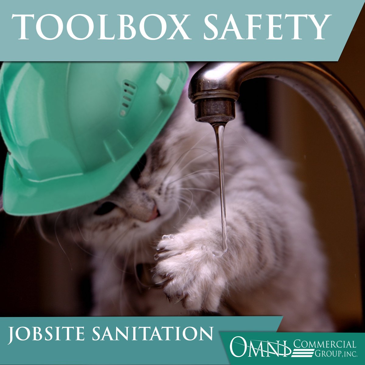 OmniCommercial1's tweet image. Jobsite sanitation is critical to your health and well-being. All kinds of diseases can be present around jobsite locations, drinking water containers, and toilet facilities. 
 #ToolBoxSafety #Jobsitesanitation #OmniCommercialGroup #commercialconstruction