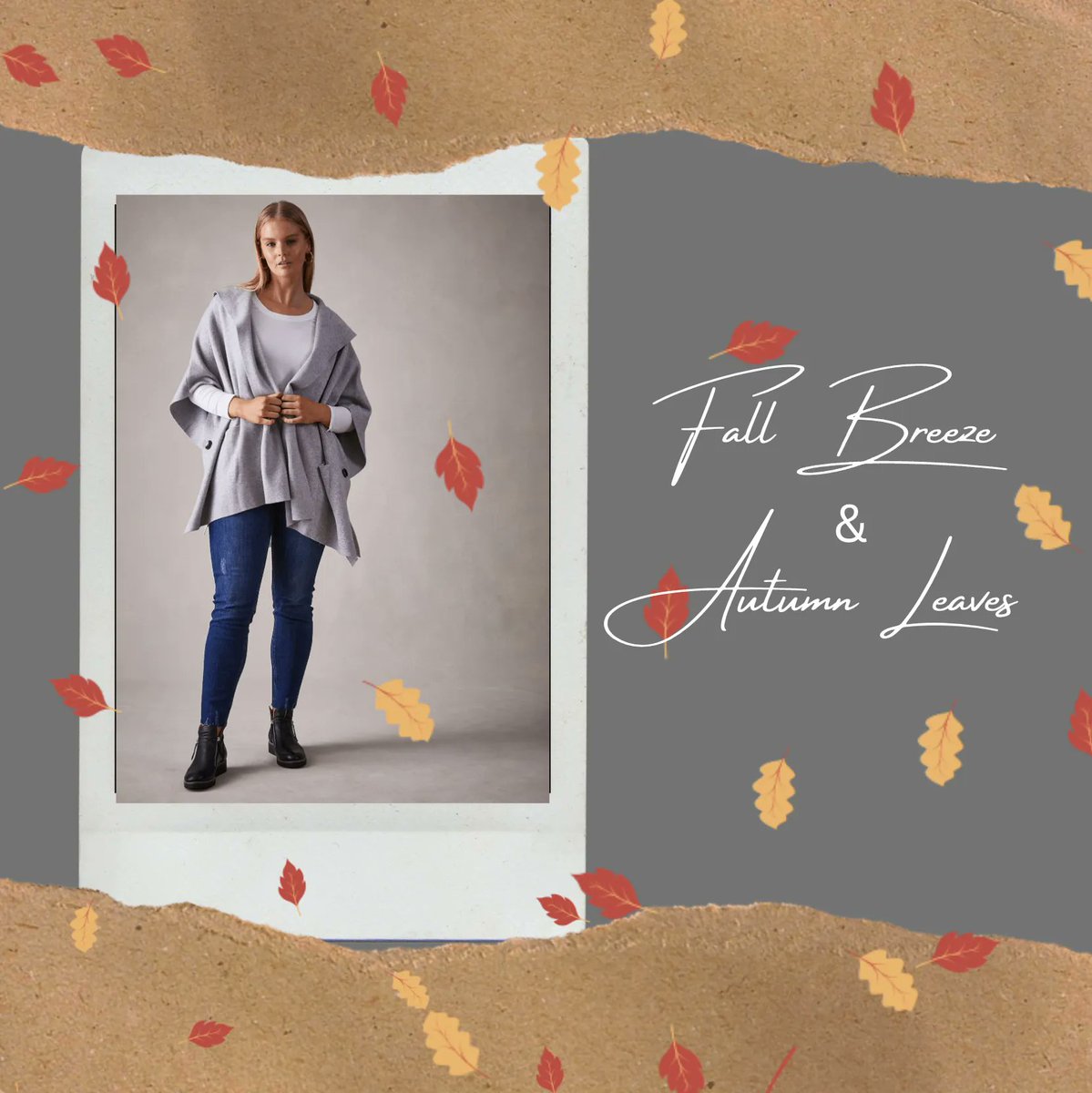 FoxyByDesign's tweet photo. Leaves are falling, Autumn is calling.... it's time for those cosy layers #foxybydesignuk #sweaterweather #autumnalvibes #newseason #autumnready #cosyknits #agelessstyle #sizelessstyle #timelessstyle #layers #trendymummy #comfortandstyle #lovewhatyouwear #wearwhatyoulove https://t.co/chL1Ys24XV
