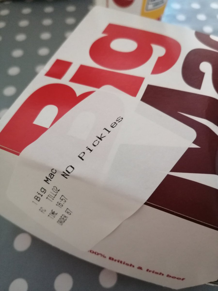 LizWebber93's tweet photo. There is NOTHING I repeat.... NOTHING worse than @McDonalds getting your EXTRA Pickles so so wrong 😭🥒😭 https://t.co/ZdLJzI6iqy