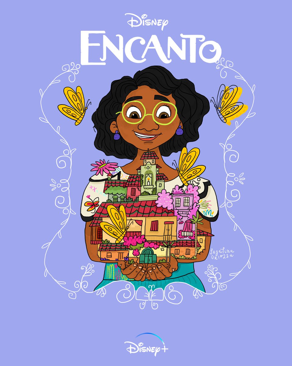 These posters? Fantastic and magical. 🦋✨#Encanto #VocesUnidas (2/3)

🎨: @Doaly & Pegatina Criolla