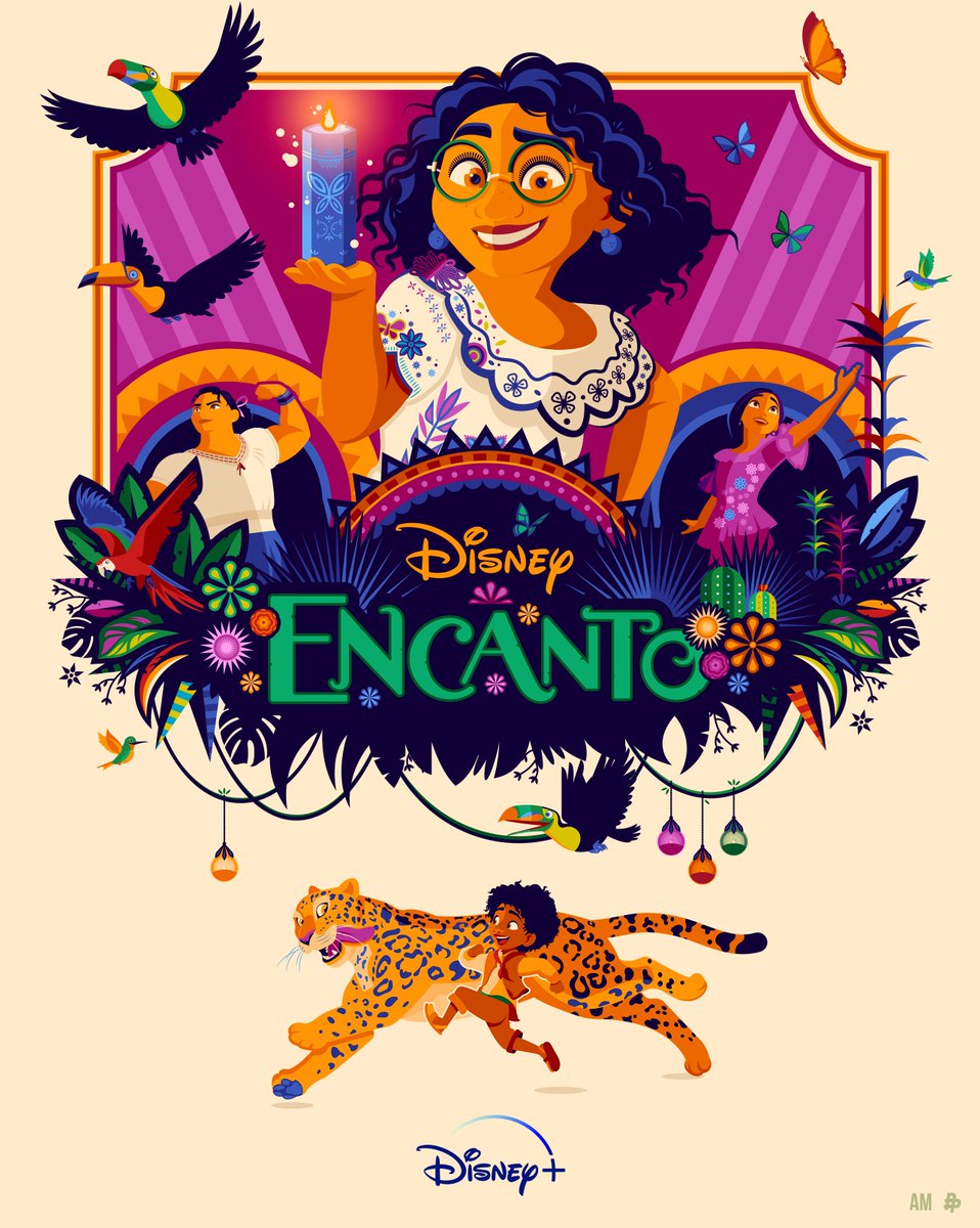 These posters? Fantastic and magical. 🦋✨#Encanto #VocesUnidas (3/3)

🎨: @cristhianhova, @tpdesigninc, @aracelymunoz_