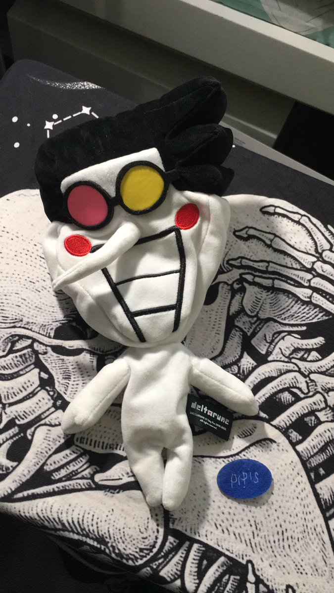 buzzingRoyalty's tweet photo. spamton plush has a pipis in him #deltarune #undertale https://t.co/XF9JSQdefK
