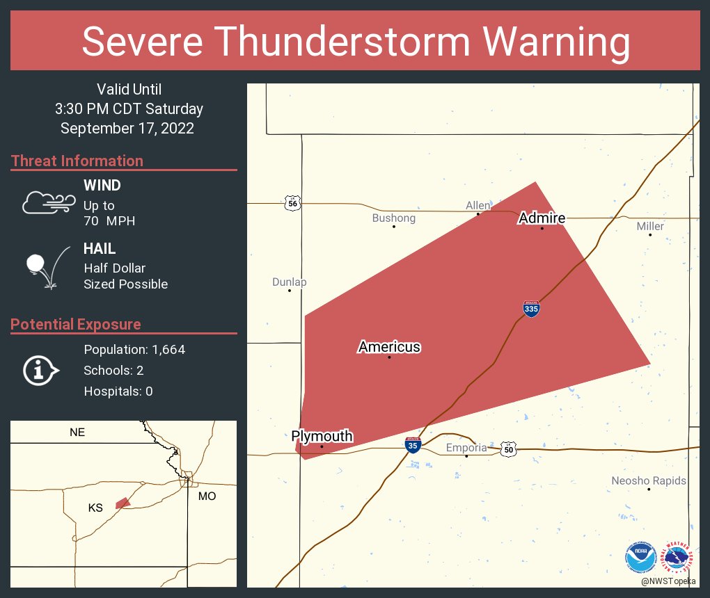 NWS Severe Tstorm on Twitter "Severe Thunderstorm Warning continues