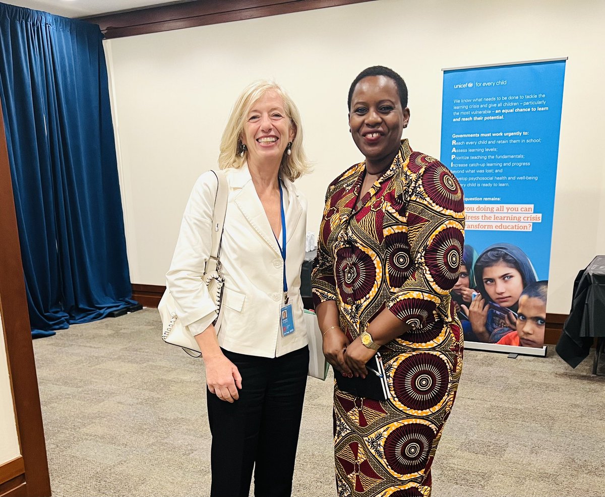 neemalugangira's tweet photo. Great to meet Madam @SteGiannini the Assistant Director General for Education @UNESCO and have the opportunity to discuss on way to #TransformEducation in my areas of interest #SchoolMeals, #SchoolConnectivity & #SchoolWASH. Truly humbled by the support extended to me by @UNESCO https://t.co/FqRExgeaiL