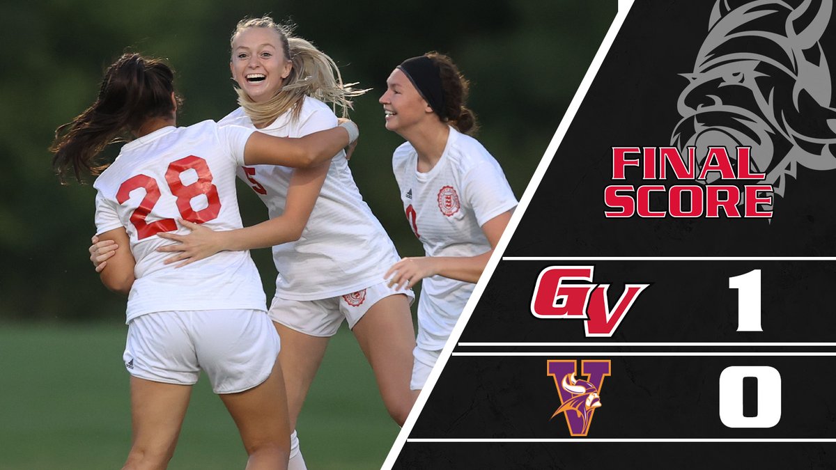 W⚽️| FINAL | GV 1 - MVC 0 

DOWN GOES NO. 13! Grand View women's soccer pulls off the upset on the road, moving them to 2-0 in the Heart! 🤩