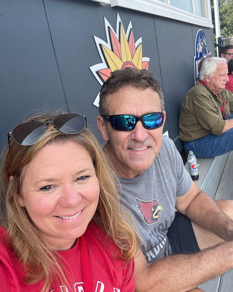 Didn’t get the win but got to hug my favorite football player so that is a win to me!!